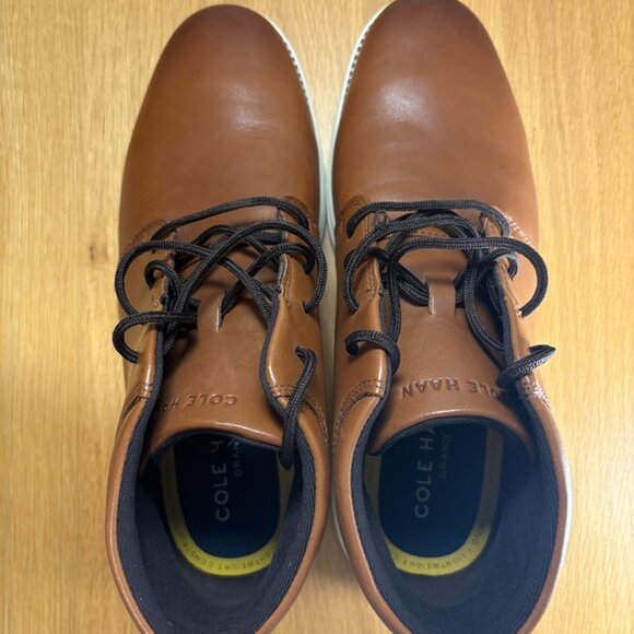 Cole Haan Men's Grand Chukka Boots British Tan Size 9 M - Picture 3 of 9